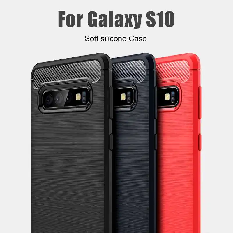 

Katychoi Shockproof Soft Case For Samsung Galaxy S10 Plus Lite Phone Case Cover