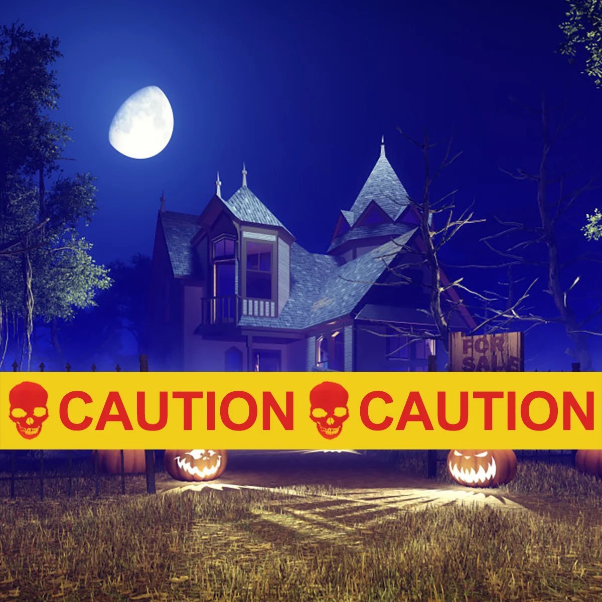 

2Pcs Caution Warning Tapes Party Cordon Tape for