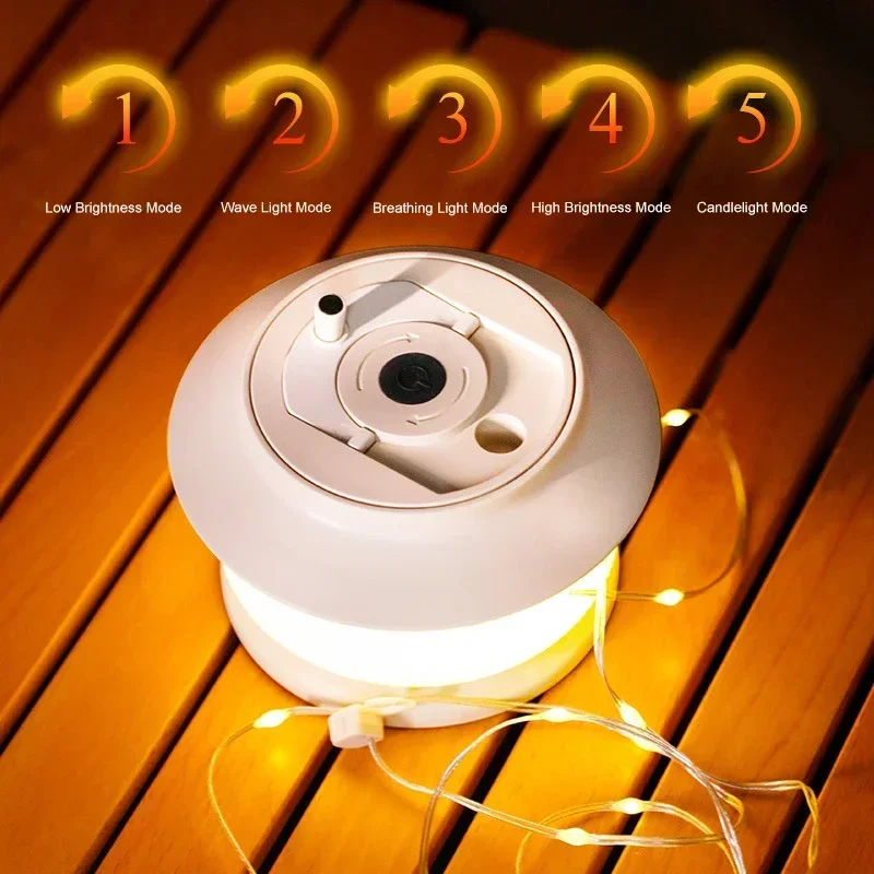 Портативный фонарь для кемпинга длинные светодиодные гирлянды 20 м