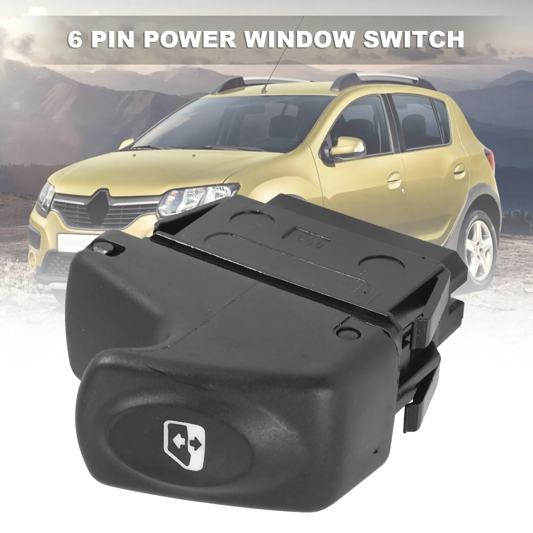 6-контактный переключатель стеклоподъемника 7700429998 Для Renault Kangoo 1997-2003 Megane 1995-2002 Scenic