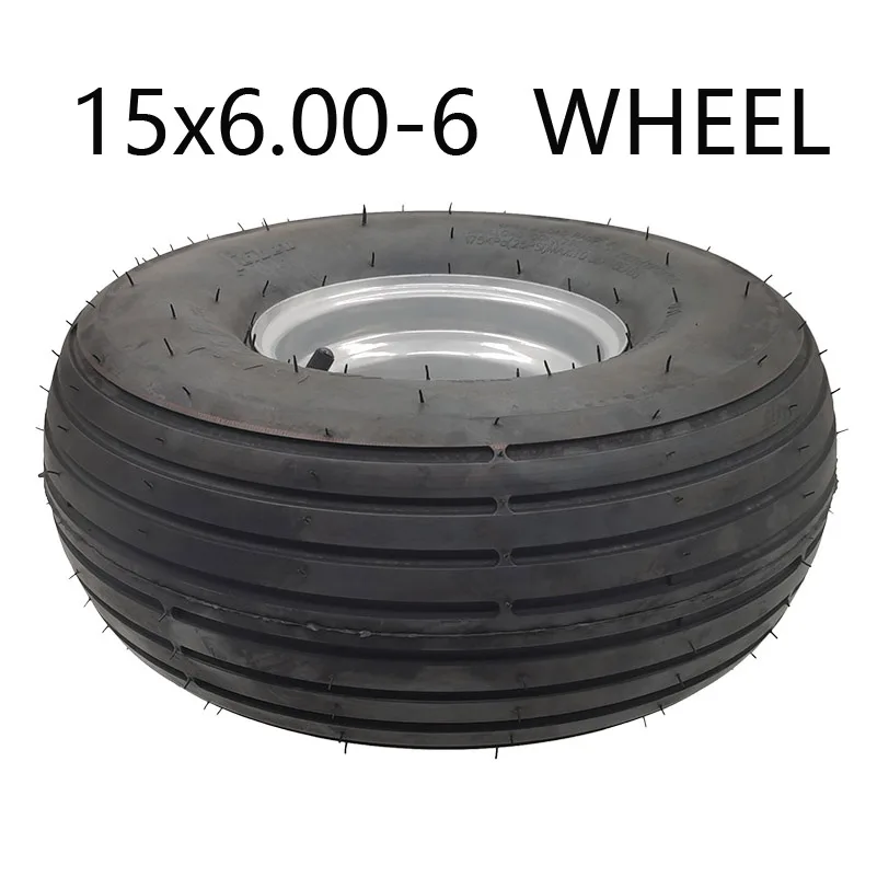 

Good Reputation 15X6.00-6 Wheel Fits, for 168CC Karting Go Kart Motorcycle Wheel with Rim Tubeless Tire