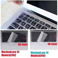 for macbook pro 14 inch 2021 m1 a2442 for macbook pro 16 inch 2021 m1 max a2485ultra thin clear tpu keyboard cover