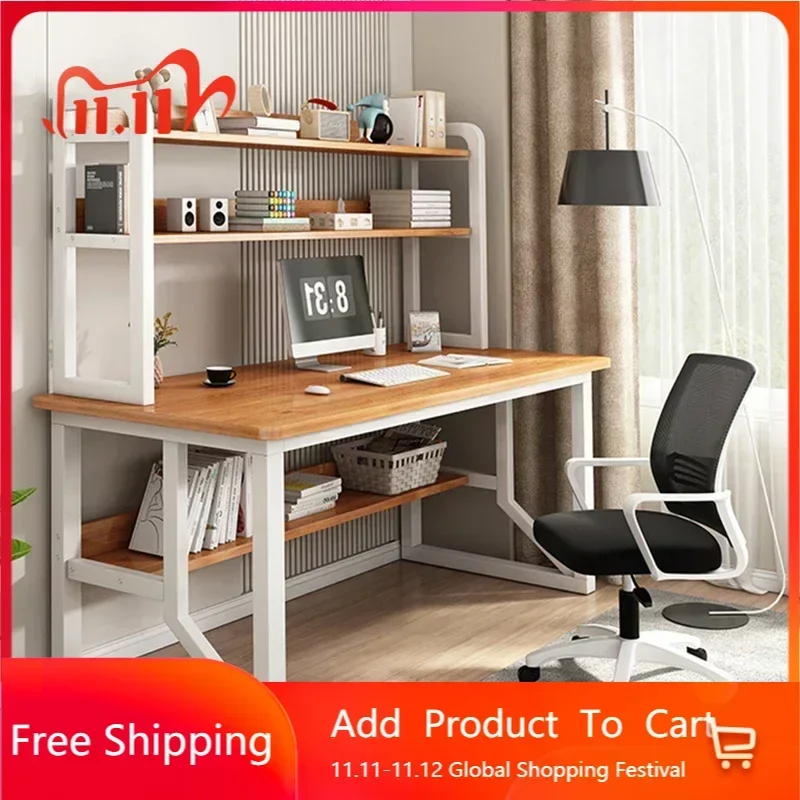 

Shelf Single Office Desks Write Computer Workbench Student Office Desks Simplicity Home Rangement Bureau Home Furniture QF50OD
