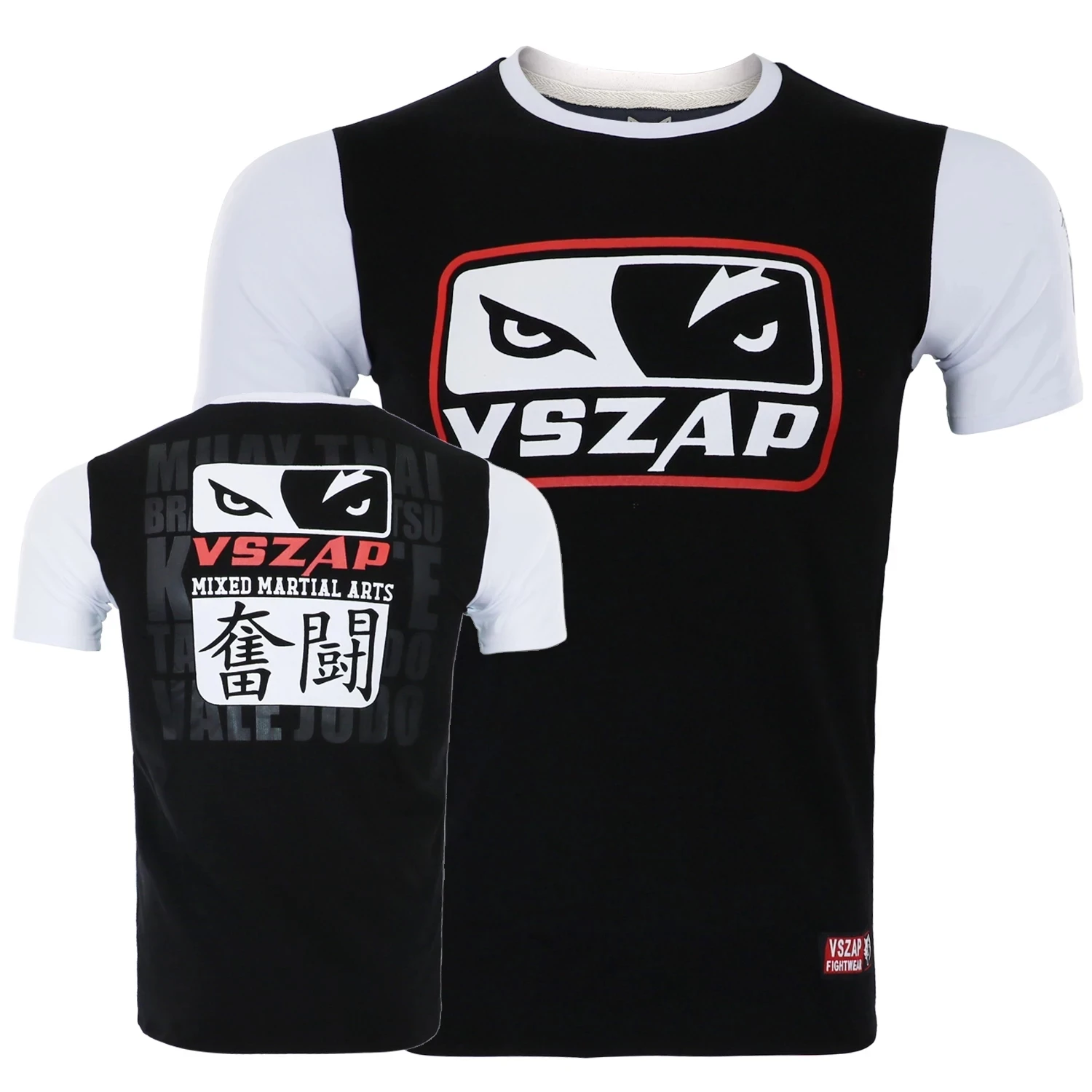 

VSZAP Boxing Short Sleeve Fighting Fitness Polo MMA Shirts Jerseys Muay Thai T Shirt Jiu Jitsu Tight Sweatshirt Boxeo Sanda Tee