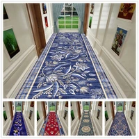 modern floral living room rug long hall corridor carpet national style bedroom kitchen area rug anti skid mat entrance doormat