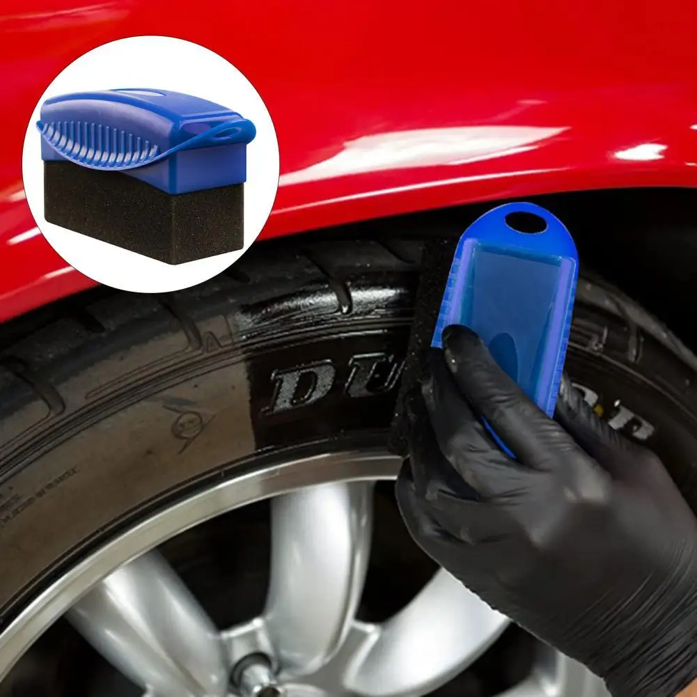 

Car Tire Brush Non-slip Car Tire Cleaning Brush Non-slip Waxing Sponge Brush