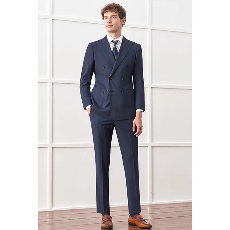 V14711-Loose fitting casual men's suit, suitable for spring and autumn