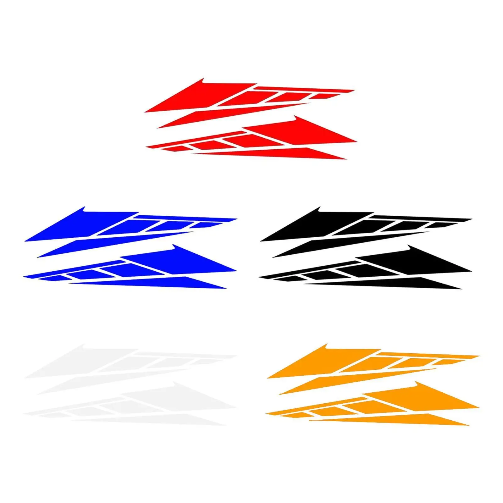 1 пара универсальных наклеек для украшения кузова мотоцикла Водонепроницаемые