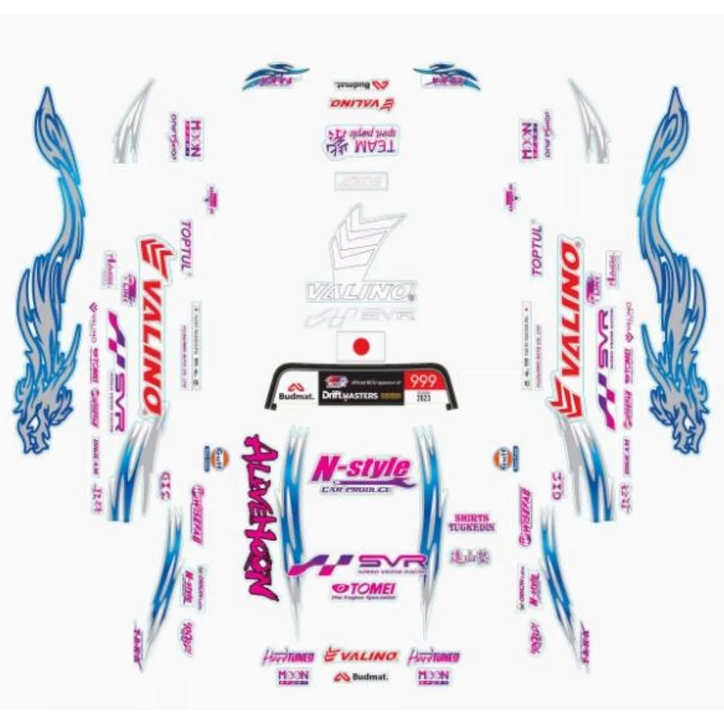 1/10 S15 Naoki 2023 радиоуправляемая наклейка для дрифта значок