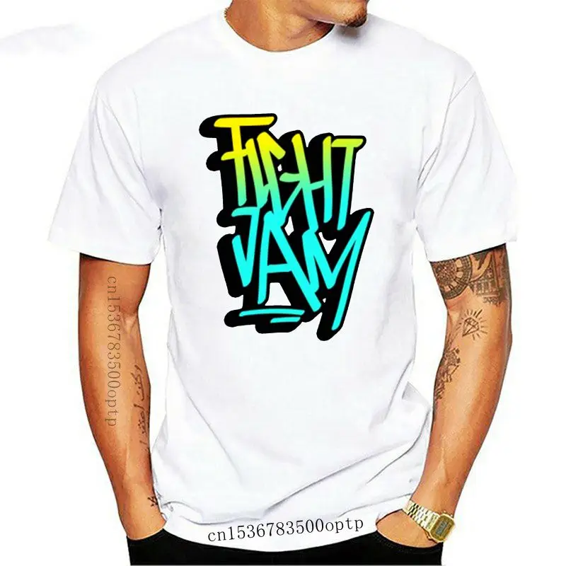 

Camiseta con estampado de letras para hombre, camisa de manga corta con cuello redondo, color mezclado, a la moda, tops de graff
