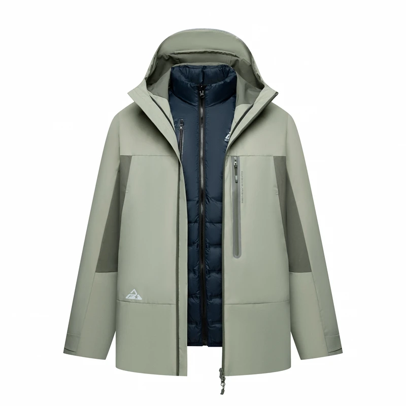 Дизайнерская одежда YEAE мужская и женская зимняя пуховая куртка 2024 ветрозащитная