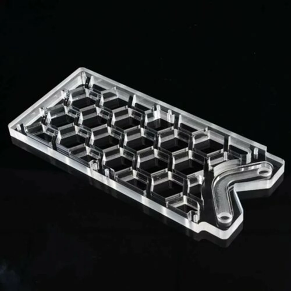 

Acrylic Honeycomb Shape Water Cooling Decorative Fan Support Distribution Plate