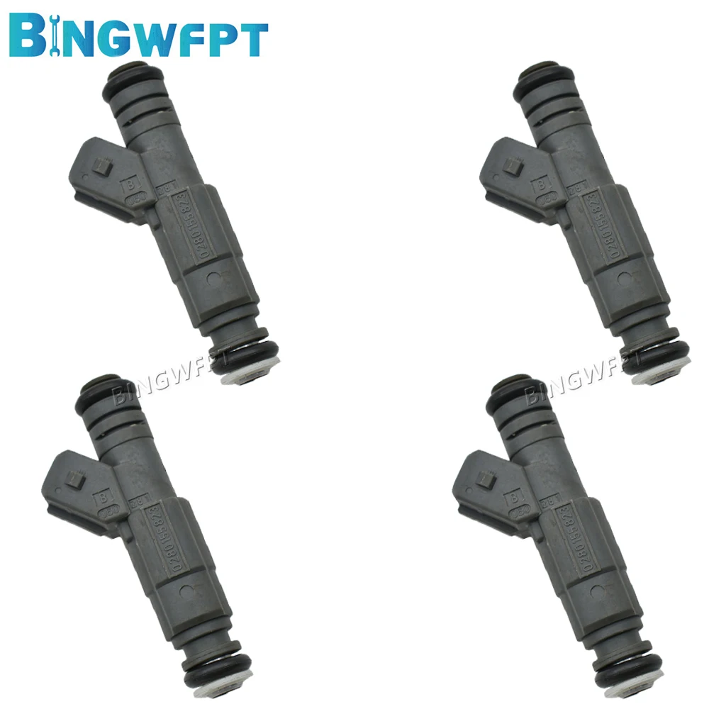 

4PCS Fuel Injector 0280155823 13641747406 1364170784 for BMW E39 E38 LAND ROVER Micro Filter Rubber VD-RK-0107
