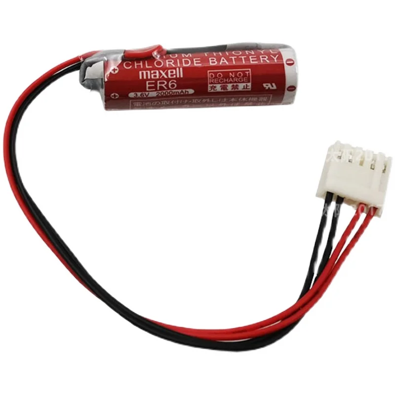 

1pce ER6 2000mah 3.6V Robot Controller Lithium Battery 5 Hole Plug