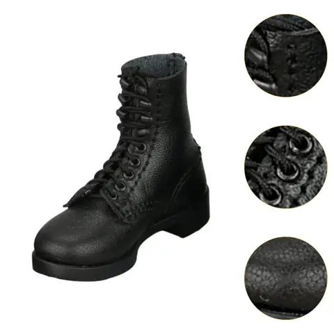 Миниатюрные полые ботинки в масштабе 1:6, повседневные коллекционные ботинки на шнуровке