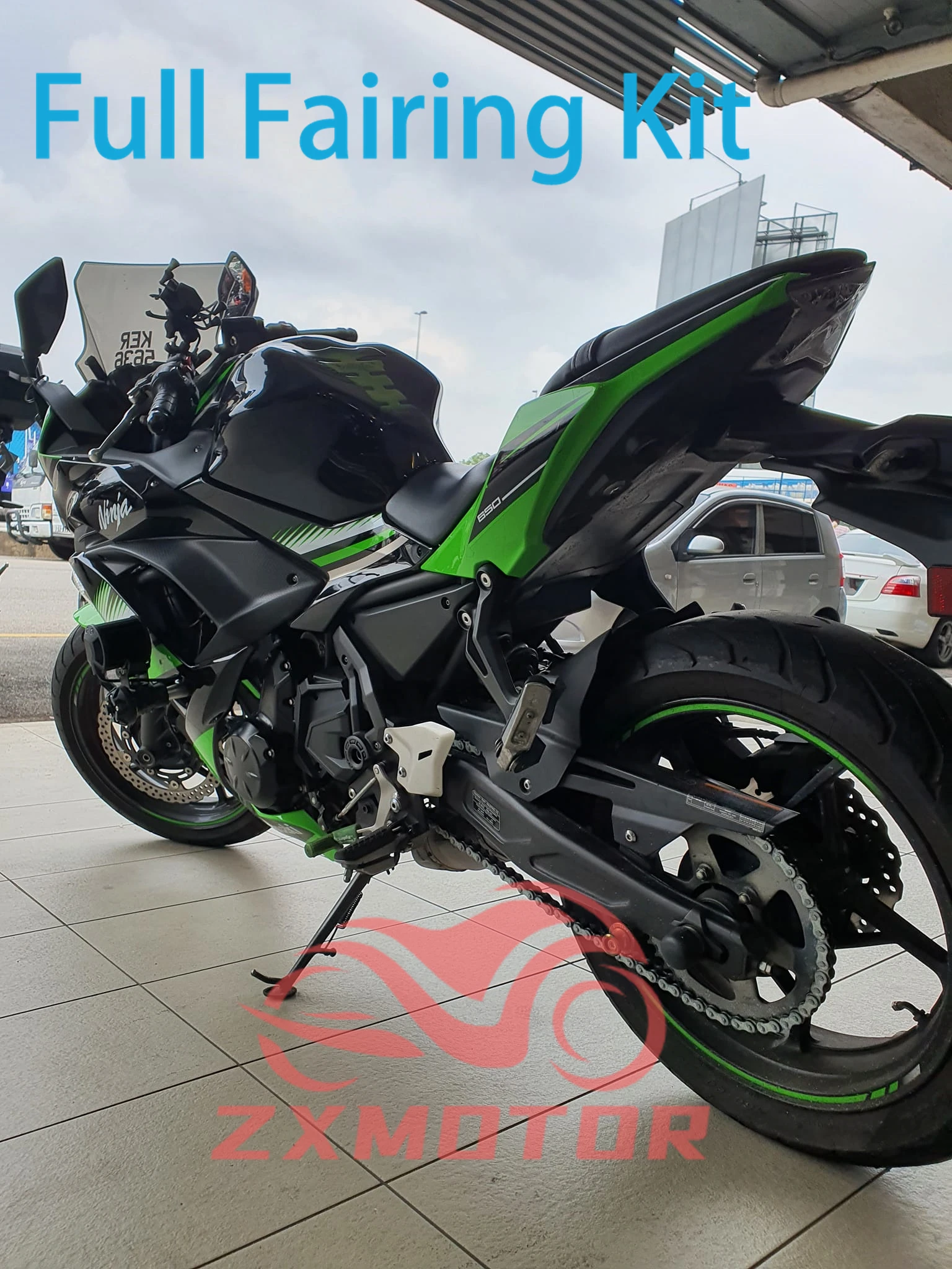 Комплект инъекционного обтекателя NINJA 650 2017 2018 2019 комплект деталей кузова