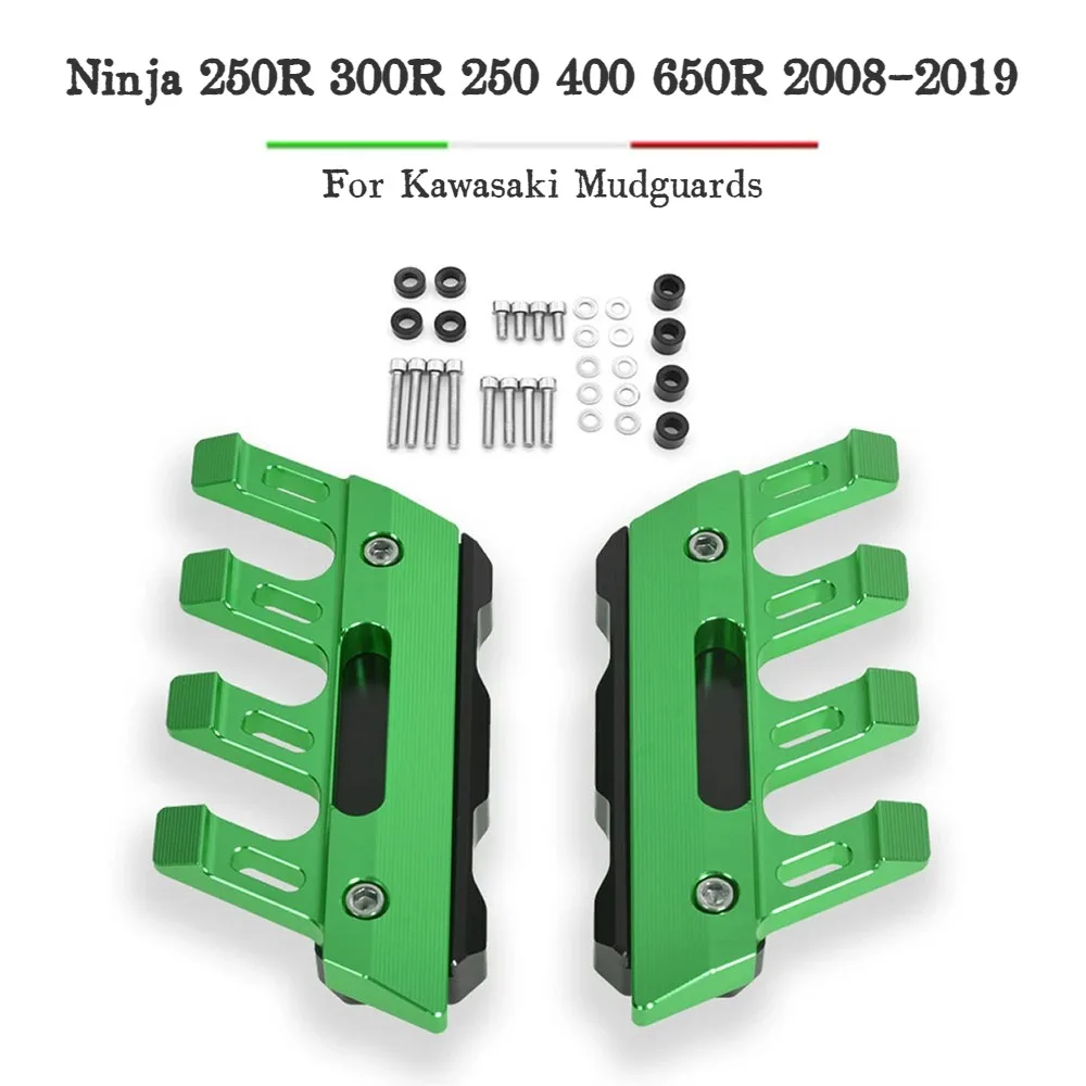 Переднее крыло мотоцикла для Kawasaki Ninja 250R 300R 250 400 650R 2008-2019 боковая защита брызговик
