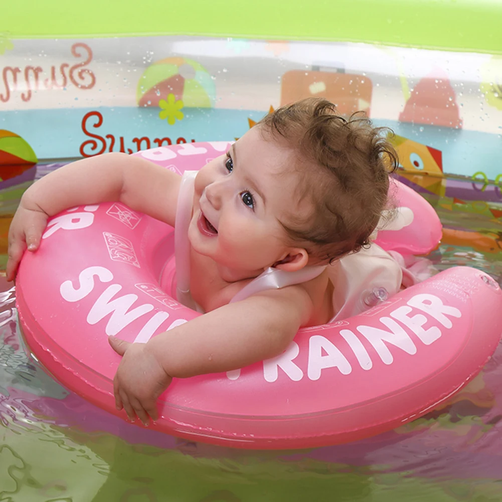 

Safety Infant Kids Baby Swimming Seat Swimming Pool Float Ring Inflatable Pool Float Circle for Bathing Inflatable Bathing