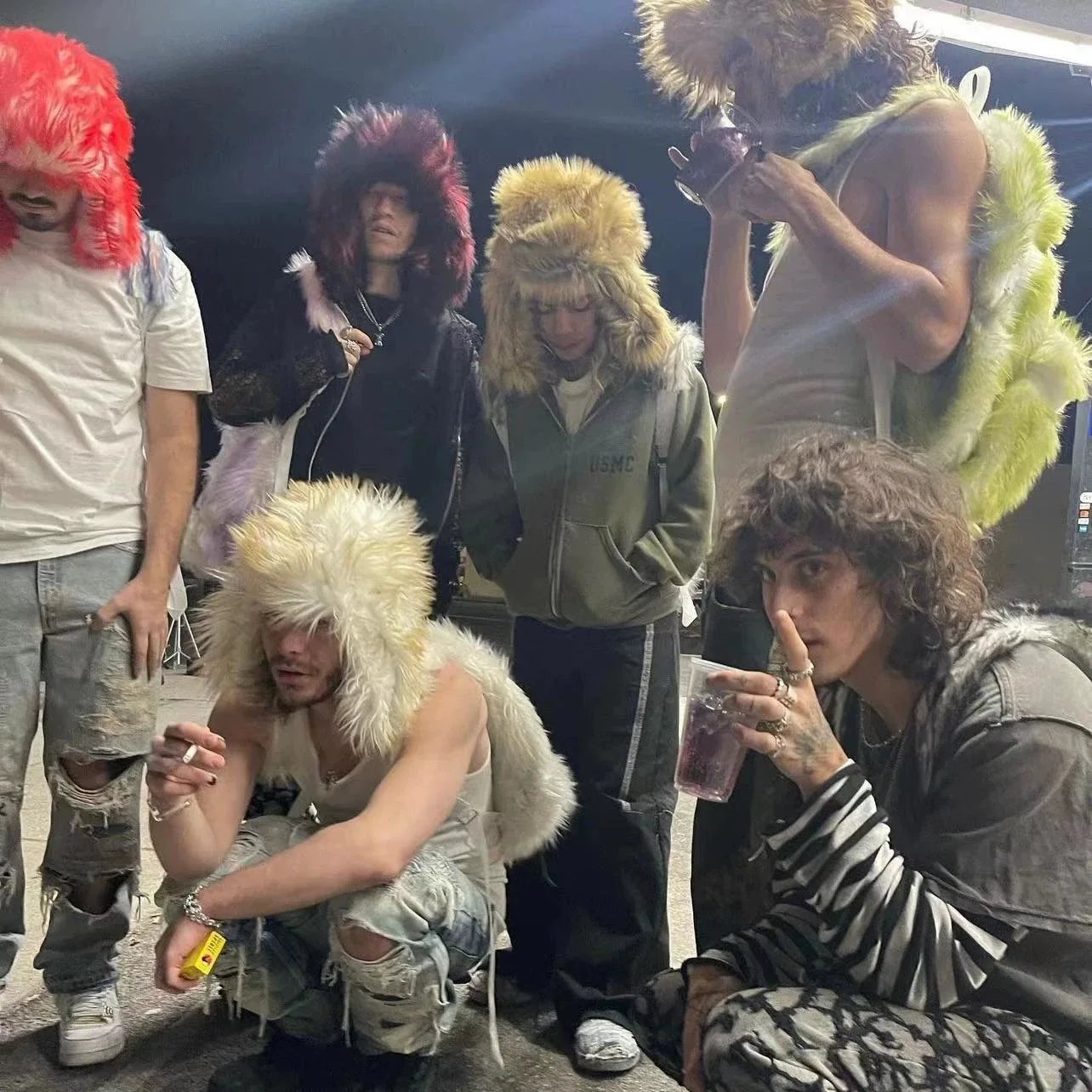 Модные пушистые популярные русские женские круглые шапки из искусственного меха