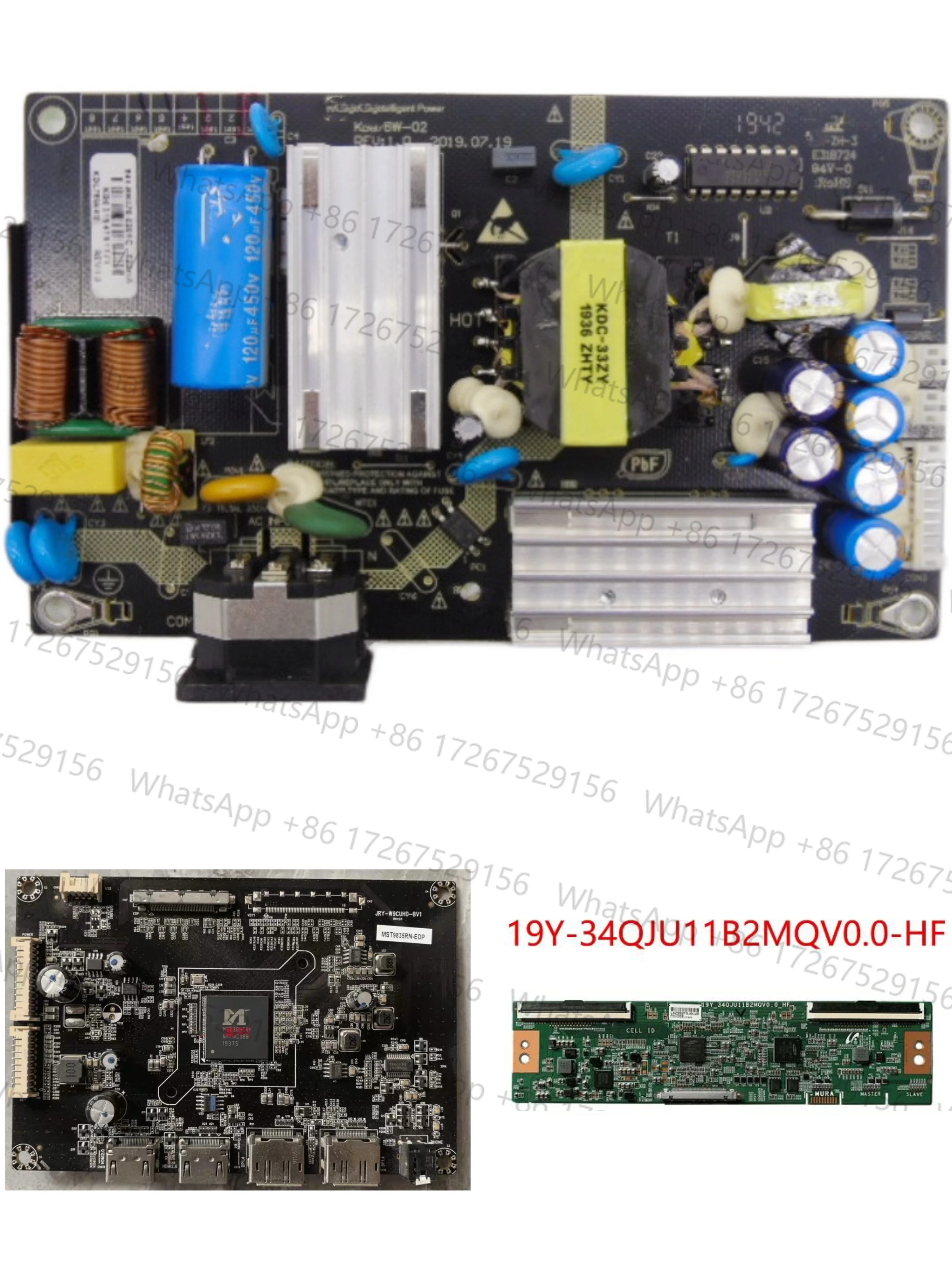 Фото Один комплект блока питания XMMNTWQ34 KDL76W-02 JRY-W9CUHD-BV1 для экрана LSM340YP №1