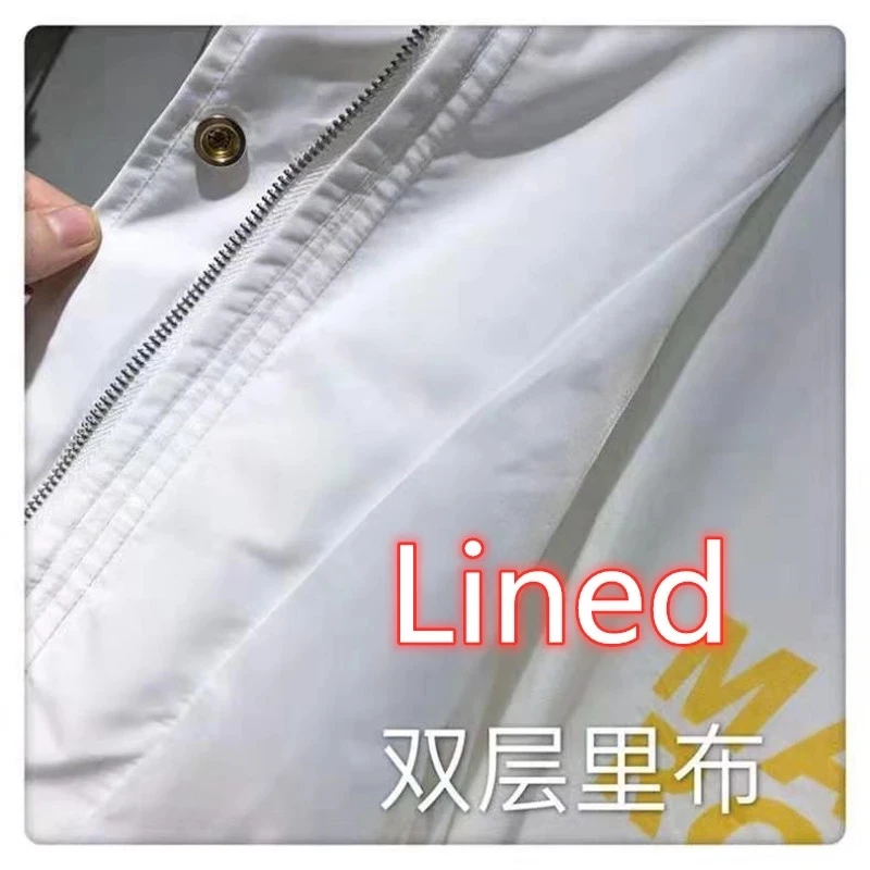 Новинка 2023 Женская ветровка модная весенне-осенняя Повседневная белая куртка