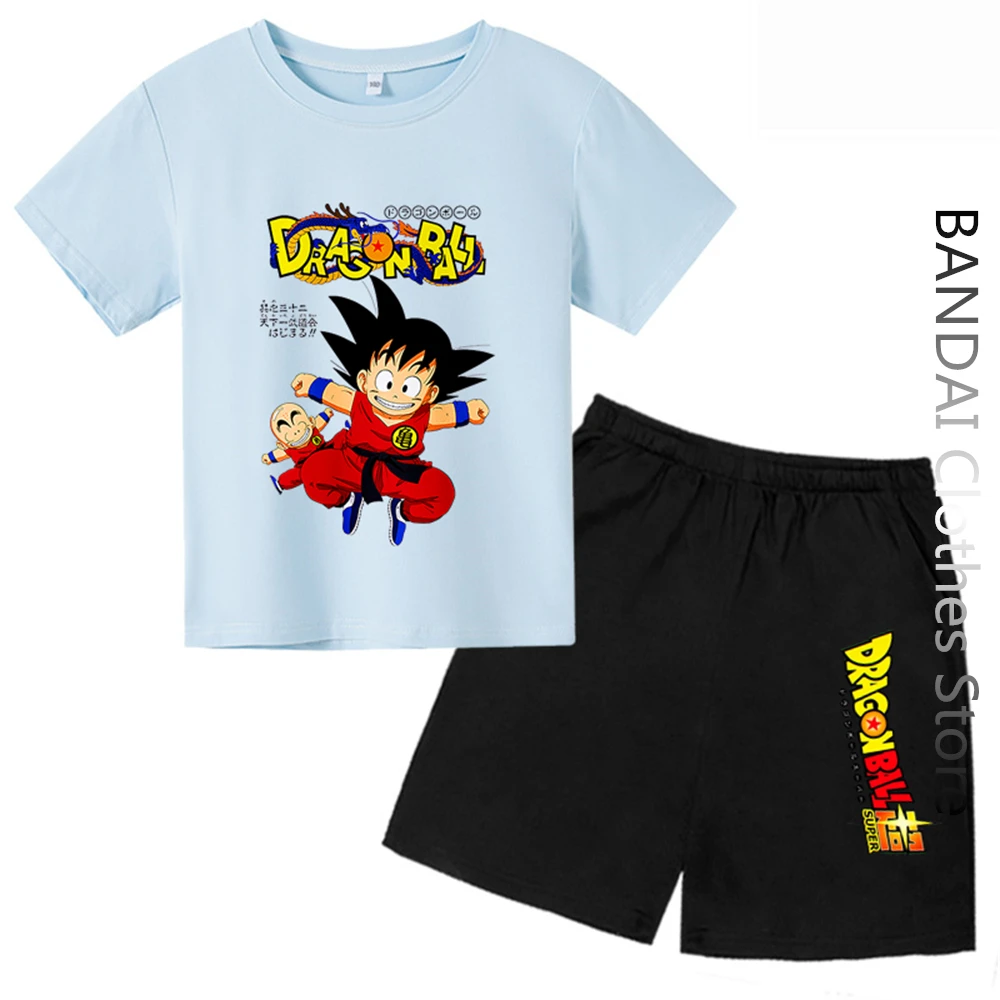 

Anime Dragon Ball z t shirts for kids Short Sleeve Kakarotto Goku Shorts Summer Boys Clothes Girls Clothing Men Women Tee Tops