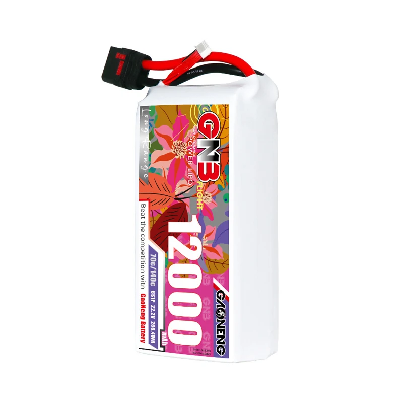 GNB Lipo аккумулятор 6S 12000 мАч 22 2 В 70C/140C с вилкой QS8 XT90S для радиоуправляемого
