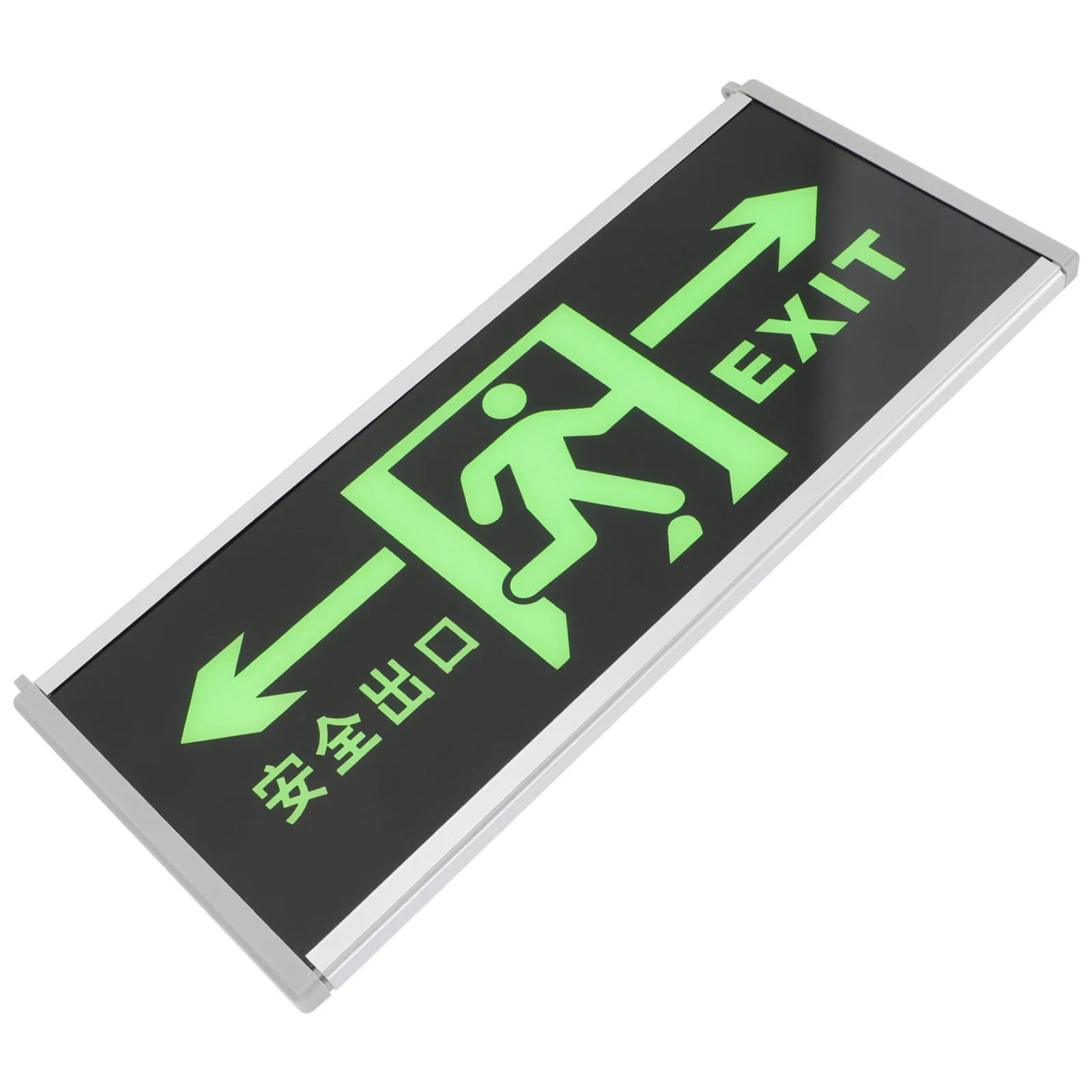 

1pc Emergency Evacuation Sign Luminous Indicator Glow in Dark Exit Sign