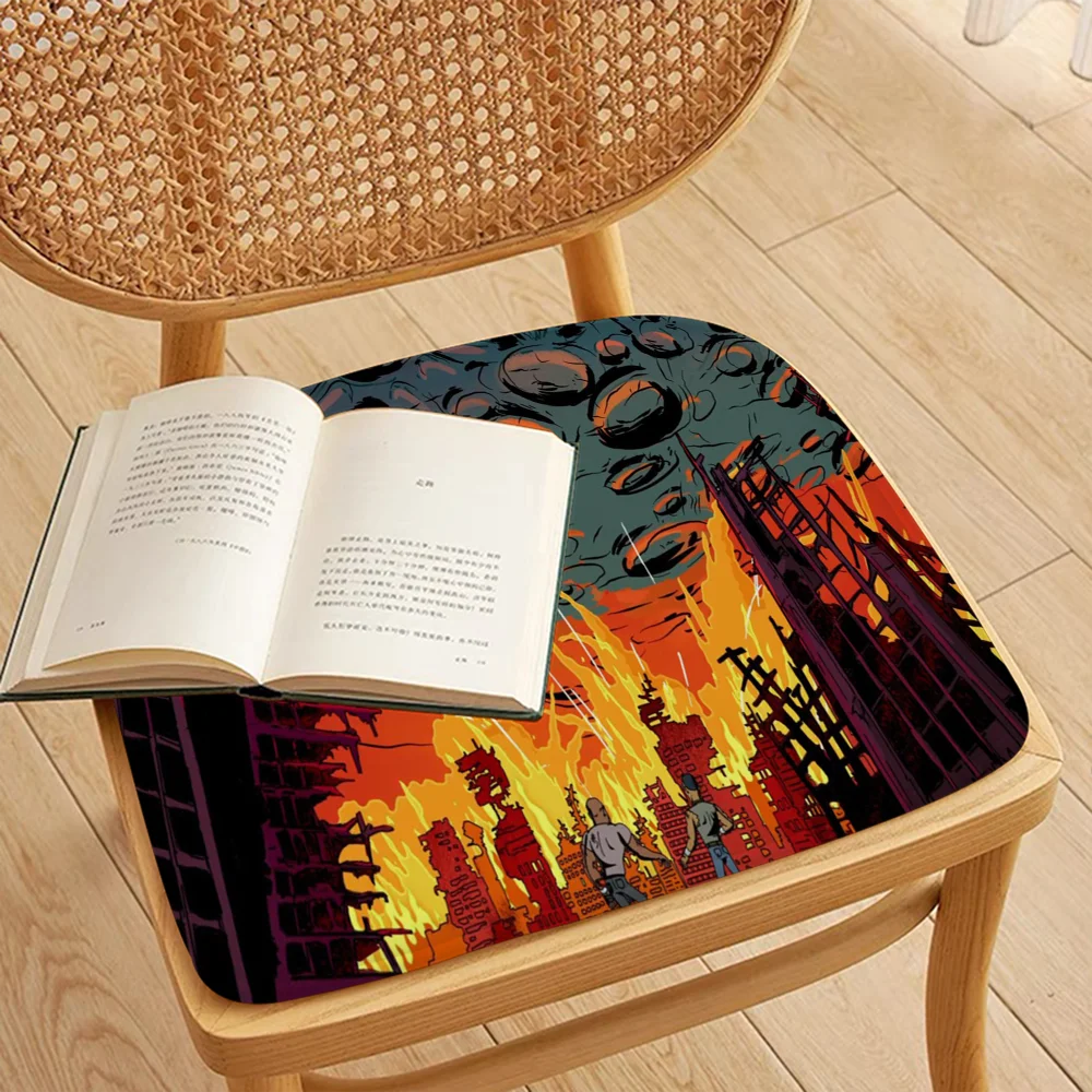 Разноцветная Плюшевая Подушка R-Rick-Morties Мягкая Квадратная Для Сиденья Домашнего