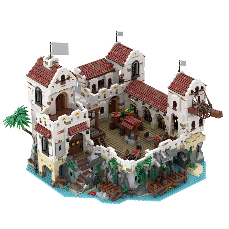 City Building Eldorado Fortress - Pirates Of Barracuda Bay For 49016 Pirate Theme Series Ideas Model Building Blocks Bricks Toys