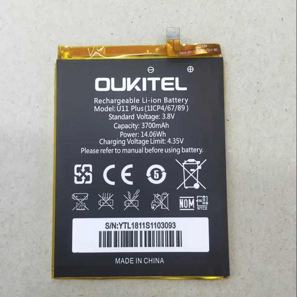 Для Okey Oukitel U11 Plus аккумулятор C12 Pro мобильный телефон |