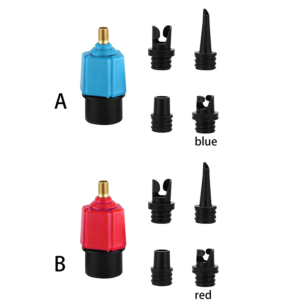 

Pump Adapter Widely Applicable Air Valve Adapters Rafting Supplies Simple Installation Kayak Accessories Convertor Blue