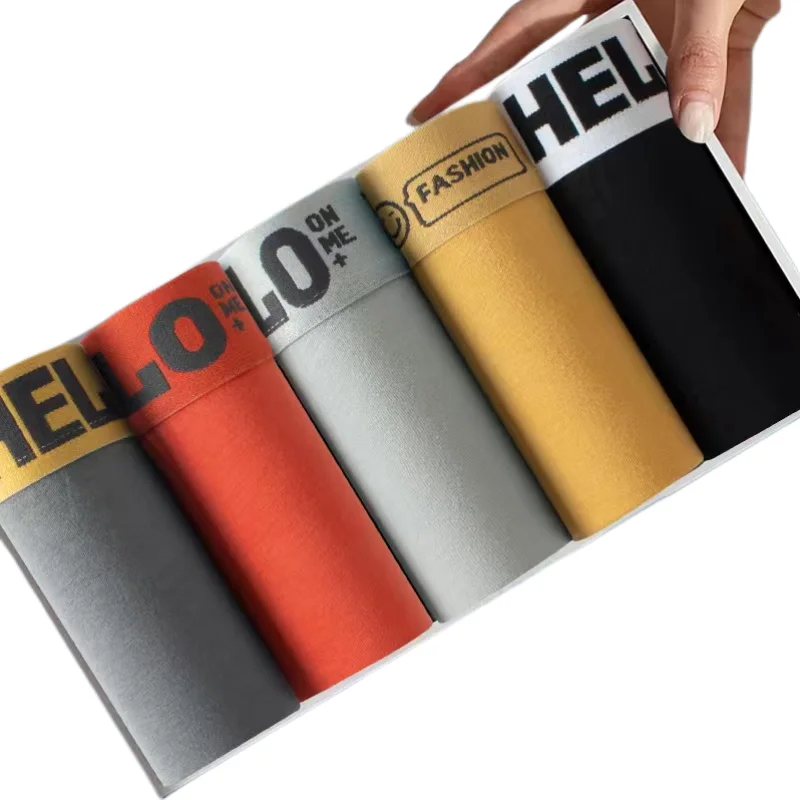 Men Panties Boxer Shorts for Men Cotton Underwear Breathable Graphene Boxers Underpants Comfortable Sexy Mens Shorts Plus Size