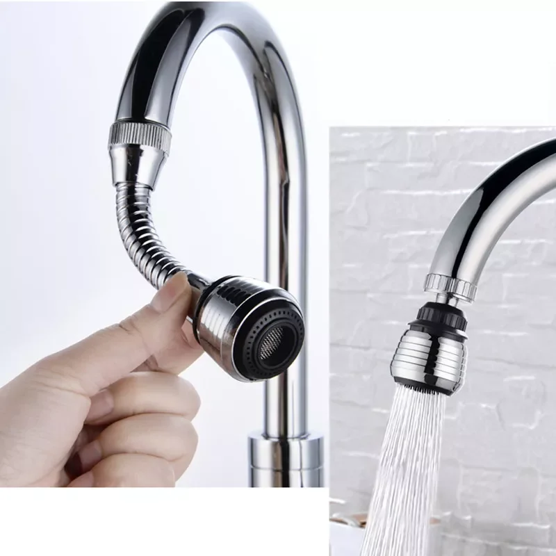 

Gadgets 2 Modes 360 Rotatable Bubbler High Pressure Faucet Nozzle Water Saving Bathroom Kitchen Accessories Supplies