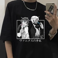 japan anime the case study of vanitas t shirt casual t shirts men summer short sleeved cotton tops clothes oversized tee shirt