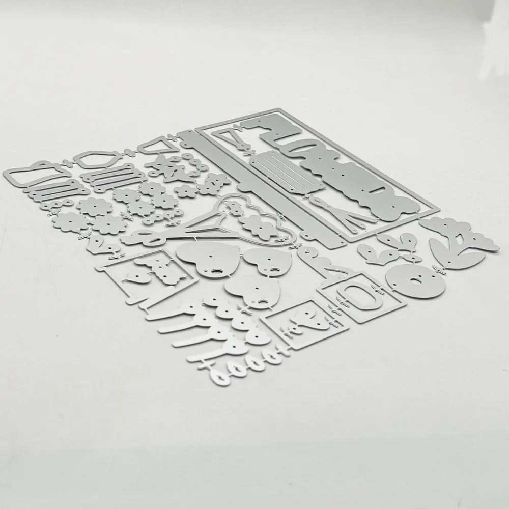 KSCRAFT цветочный салон добавляются вырубные штампы трафареты для DIY Скрапбукинг