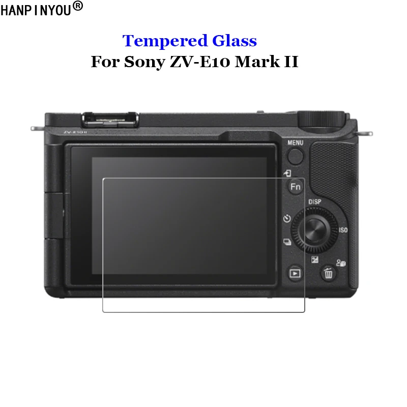 Для Sony ZV-E10 Mark II прозрачное закаленное стекло 9H 2.5D Защитная пленка для ЖК-экрана