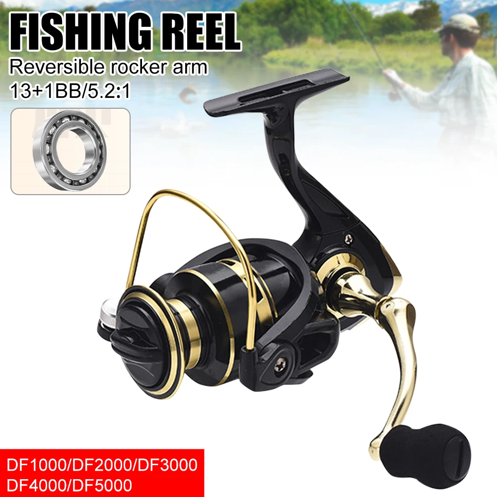 

Fishing Spinning Reel Brand DF1000-5000 Metal Grip Pill BIG Wire Cup Saltwater All For Tackle Sea Hot Wheels Carp Rock Roller