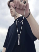 simple personality hip hop mens pendant necklace