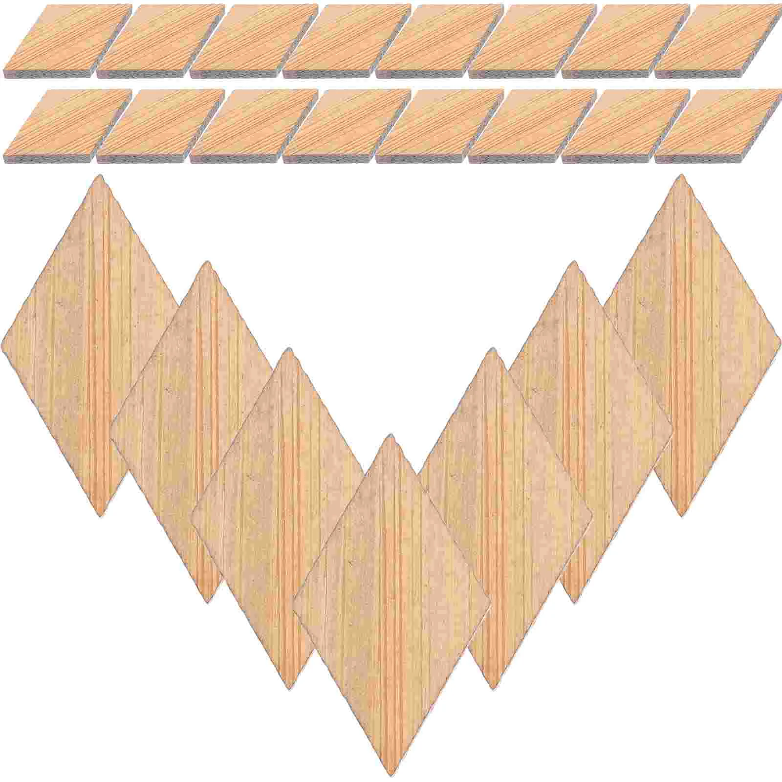 48 шт. бамбуковый сборный пол в японском стиле винтажный декор мини-украшение для