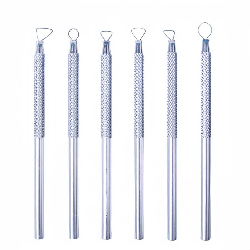 Инструменты для работы с глиной набор из 6 предметов ремонта керамики