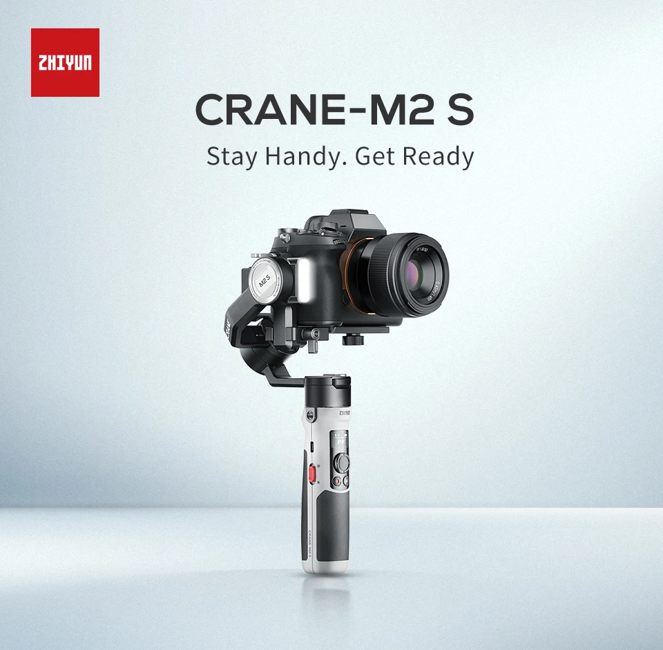 

ZHIYUN CRANE M2S 3-Axis Mirrorless Cameras Gimbal Handheld Stabilizer For Sony Canon Action Compact Camera IPhone 14