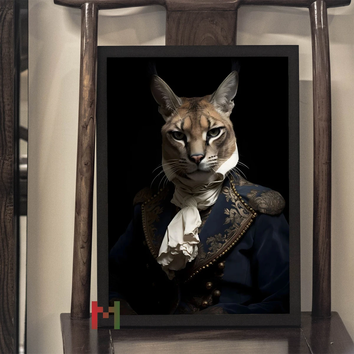 

Печать на холсте "Аристократические животные"