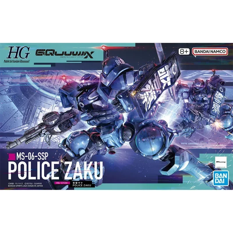 В наличии Bandai, оригинальная фигурка Gundam GQuuuuuuX, комплект моделей HGUC 1144 MS-06-SSP, полицейские игрушки Zaku, экшн-игрушки WB (art.: 3920cfb7bc2a5) - 3920cfb7bc2a5