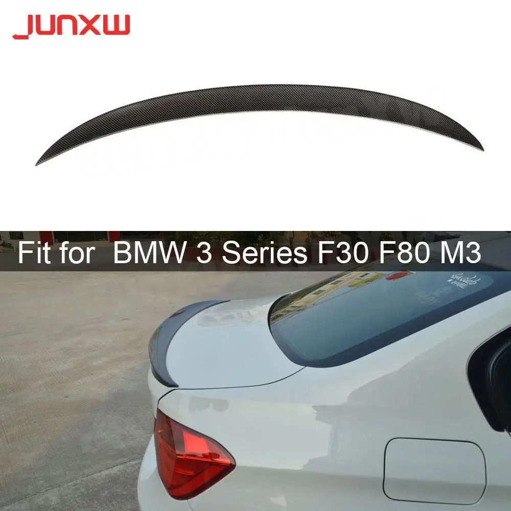 

Carbon Riber Rear Spoiler Boot Lip Wings for BMW 3 Series F30 F80 M3 320i 328i 335i 326D 2012-2018 P Style Spoiler
