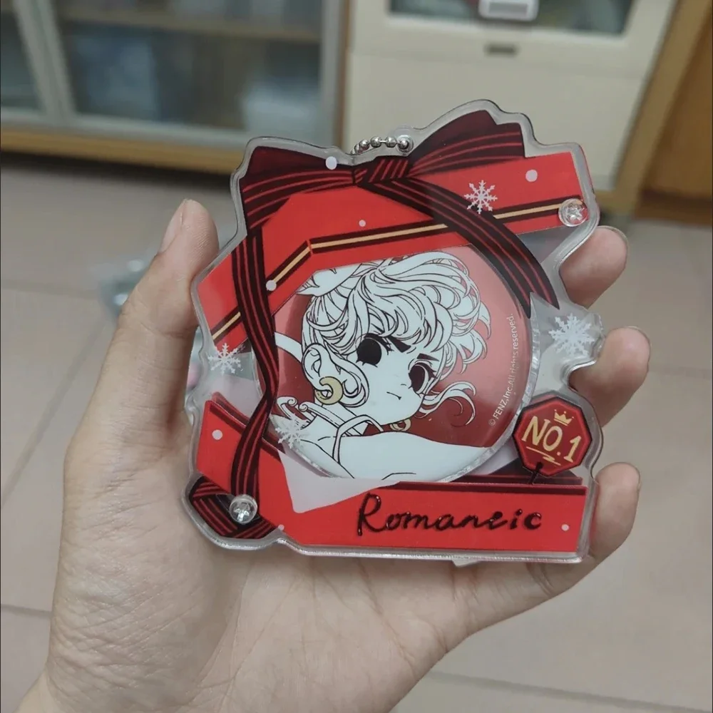 Фото Акриловая коробка для хранения бара, креативная подарочная коробка со снежинками, фоторамка, значок, дисплей, коробка для хранения, сумка, подвеска для устройства, подарок для друзей №5