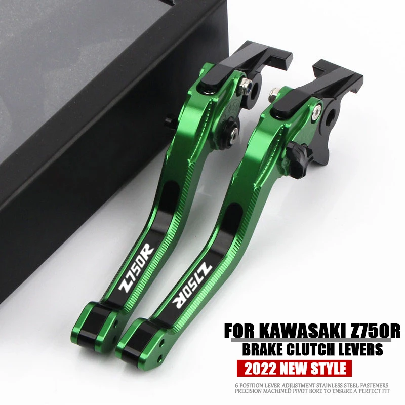 

2022 новый стиль для KAWASAKI Z750R мотоциклетный Регулируемый Алюминиевый Рычаг сцепления тормоза Z750 R Z 750R 2011 2012