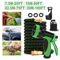 high pressure car washer pipe 25 100ft water cleaning pipe cord wash spray gun extension garden quick connect for washing