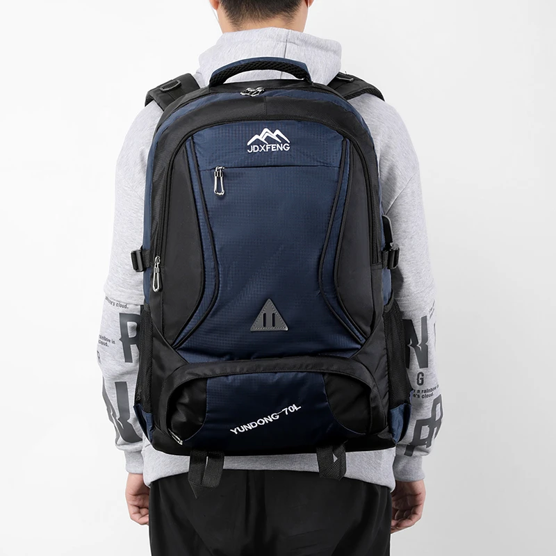 85L 70L Men Waterproof Backpack Travel Pack Sports Bag Pack Outdoor Mountaineering Hiking Climbing Camping Rucksack For Male