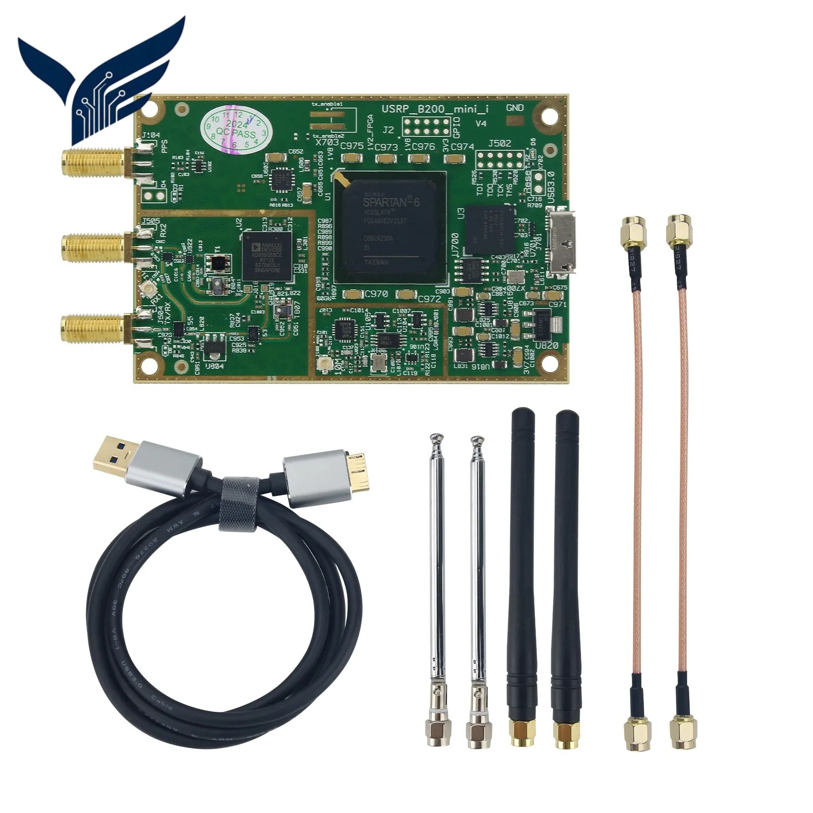 Фото Горячая новинка 2026: Плата SDR B200 (аналог USRP) для разработки, поддержка UHD, альтернатива импортным Ettus B200/B210Mini №1